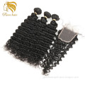 Crochet Braids With Human Hair Afro Kinky Curly Grade 8A Brazilian Hair Weaving Bundles